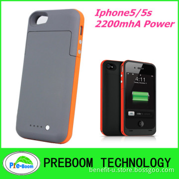 Free Shipping, High Quality Battery Case for iPhone5 5s China Wholesale